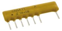 cns471a6 Vishay, CNS 471 9 kΩ ±0.1% VOLT/D Resistor Array, 6 Resistors, 0.6W total, SIP, Pin