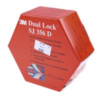 3m-sj356d-254mm-x-5m 3M Transparent Hook & Loop Tape, 25mm x 5m