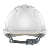 ajf030-000-100 JSP EVO2 White Safety Helmet, AdjustableVentilated
