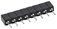 310-87-108-01-640101 8 Way Preci-Dip Straight Through Hole 2.54mm SIL Socket, Solder, 3A 100 V ac, 150 V dc