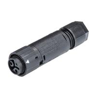 4603145541 Wieland RST MINI Series Connector, 2-Pole, Female, 2-Way, Push-In, 16A, IP66, IP68, IP69