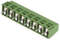 282836-8 TE Connectivity Buchanan Series PCB Terminal Strip, 8-Contact, 5mm Pitch, Through Hole Mount, 1-Row, Screw Termination
