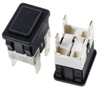 sxl4122h1100000w Molveno Push Button Switch, Latching, Panel Mount, DPDT