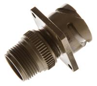 97b-3100a-14s-6p Amphenol Limited, 97B, Brass 6 Way Wall Mount MIL Spec Circular Connector Receptacle, Pin Contacts,Shell Size 14S,
