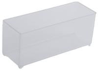114578 Raaco Transparent PP Compartment Box, 47mm x 39mm x 109mm