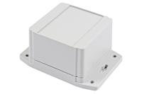 1555e2f42gy Hammond 1555F Series Polycarbonate Enclosure, IP68, Flanged, 3.55 x 3.55 x 2.46in