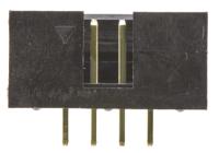 t821108a1s100ceu Amphenol Communications Solutions T821 Series Straight Through Hole PCB Header, 8 Contact(s), 2.54 mm Pitch, 2 Row,