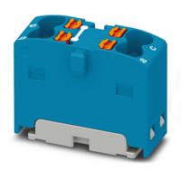 1046610 Phoenix Contact Distribution Block, 4 Way, 2.5mm², 17.5A, 450 V, Blue