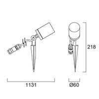 90194 Sylvania LED Spotlight, 240 V, 6.7 W
