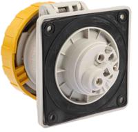 4281660 Scame Grey Socket, Rated At 16A, 100 → 130 V