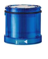 64350067 Werma KS71 Series Blue Flashing Effect Flashing Light Element, 115 V, Xenon Bulb, AC