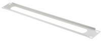 802-0298 RS PRO Steel Cable Entry Panel for Use with 1U Rack Unit, 483 mm x 9 mm x 1 Uin