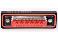 fwdr25p1a-1727040053 FCT from Molex 172704 25 Way Through Hole D-sub Connector Plug, 2.84mm Pitch, with 4-40 Screw Locks