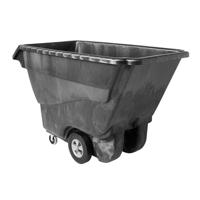 fg9t1500bla Rubbermaid Commercial Products Plastic Tilt Truck Trolley, 1797.1 x 850.9mm, 1250lb Load
