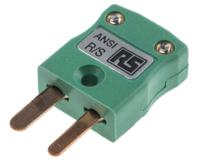 769-1114 RS PRO Miniature Thermocouple Connector for Use with Type R/S Thermocouple, 4mm Probe, ANSI, RoHS Compliant Standard
