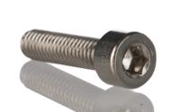 281-091 RS PRO Plain Stainless Steel Hex Socket Cap Screw, DIN 912, M5 x 20mm