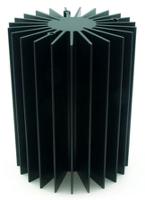 ila-hsink-radl-120x150mm-blk Intelligent LED Solutions Heatsink, SCOB, 120 (Dia.) x 150mm