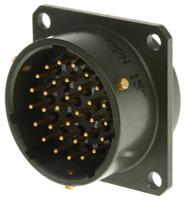 62gb-12e18-32pn Amphenol Limited, 62GB 32 Way Box Mount MIL Spec Circular Connector ReceptacleOlive, Pin Contacts,Shell Size 18,