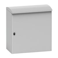 nsys3hd7525 Schneider Electric PanelSeT S3HD Series Grey Steel Enclosure, IP66, IK10, Grey Lid, 753 x 500 x 280mm