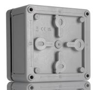 9506000 Rittal PK Series Plastic Wall Box, IP66, 110 mm x 110 mm x 66mm