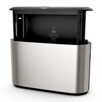 460005 Tork Stainless Steel Steel Folded Hand Towel Dispenser Paper Towel Dispenser, 116mm x 218mm x 323mm