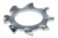 276-875 Bright Zinc Plated Steel External Tooth Lock Washer, M5