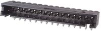 6-102203-2 TE Connectivity AMPMODU MOD II Series Right Angle Through Hole PCB Header, 15 Contact(s), 2.54 mm Pitch, 1 Row, Shrouded