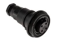 px0749s Bulgin Circular Connector, 4 Contacts, In-Line, Standard Connector, Socket, Female, IP68, Standard Buccaneer Series