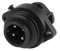 c016-20c003-100-12 Amphenol Industrial Circular Connector, 3 Contacts, Panel, Standard Connector, Plug, Male, IP67, Ecomate M Series