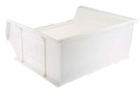 315-1189 RS PRO PP Storage Bin, 376mm x 419mm x 180mm, White