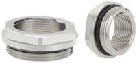 52104574 Lapp Cable Gland Adaptor, M40 Exterior Thread, M32 Interior Thread, Nickel Plated Brass, SKINDICHT Series
