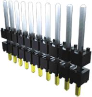 dw-10-10-t-s-450 Samtec DW Series Straight Through Hole Pin Header, 10 Contact(s), 2.54 mm Pitch, 1 Row, Unshrouded