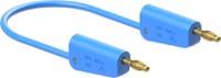 641033-05023 Staubli Test lead, 19A, 30V ac, Blue, 500mm Lead Length