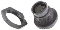 en3p5fx Switchcraft Circular Connector, 5 Contacts, Panel, Standard Connector, Socket, Female, IP68, IP69K, EN3 Series