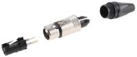 nc3fxx-ha Neutrik Cable Mount XLR Connector, Female, 50 V, 3 Way, Silver Plating