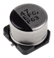 eeefc1e470p Panasonic 47μF Aluminium Electrolytic Capacitor 25V dc, Surface Mount - EEEFC1E470P
