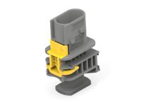 2-1670730-2 TE Connectivity, Heavy Duty Sealed Connector Series Automotive Connector Plug Black Panel Mount 3 Way