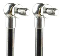 swy8060600057 Camloc Steel Gas Strut, with Ball & Socket Joint, End Joint, 464.0mm Extended Length, 200.0mm Stroke Length