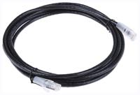 557-036 RS PRO, 3m Cat5e, Black RJ45 to Male RJ45 Male, U/UTP Unshielded, Terminated PVC Sheath