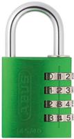 14540-green ABUS Combination Weatherproof Aluminium, Steel Safety Padlock, 6mm Shackle, 40mm Body