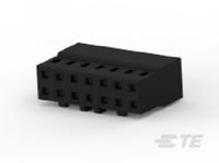 1-2316109-6 TE Connectivity, AMPMODU Female PCB Connector Housing, 2mm Pitch, 16 Way, 2 Row