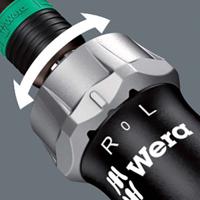 05051461001 Wera 1/4 in Hexagon Ratchet Screwdriver, 150 mm length
