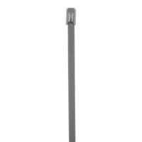 mlt6s-cp316 Panduit Cable Tie Assemblies, , 521mm x 4.6 mm, Metallic 316 Stainless Steel, Pk-100units