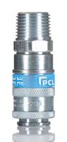 ac21jm PCL Steel Male Pneumatic Quick Connect Coupling, R 1/2 Male Threaded