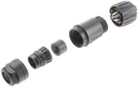 c016-30d006-200-12 Amphenol Industrial Circular Connector, 6 Contacts, Cable, Standard Connector, Socket, Female, IP67, Ecomate M Series
