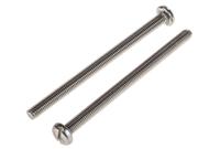 914-1608 RS PRO Slot M5 Pan A2 304 Stainless Steel Machine Screws DIN 85 x 75.0mm