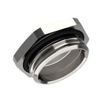 52103435lf Lapp Blanking Plug, M25, 31.9mm Hole Diameter, Nickel Plated Brass, 31.9mm Diameter, Threaded