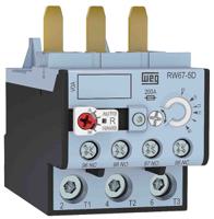 rw67-5d3-u080 WEG Thermal Overload Relay 1NO + 1NC, 80 A F.L.C, 80 A Contact Rating, 16.5 kW, 690 Vac, 3P, RW