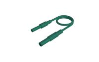 934046104 Hirschmann Test & Measurement 4 mm Test Probe Lead, 32A, Green, 1m Lead Length