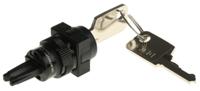 745-2439 RS PRO IP65 Key Switch, 5 A @ 250 V ac 2-Way